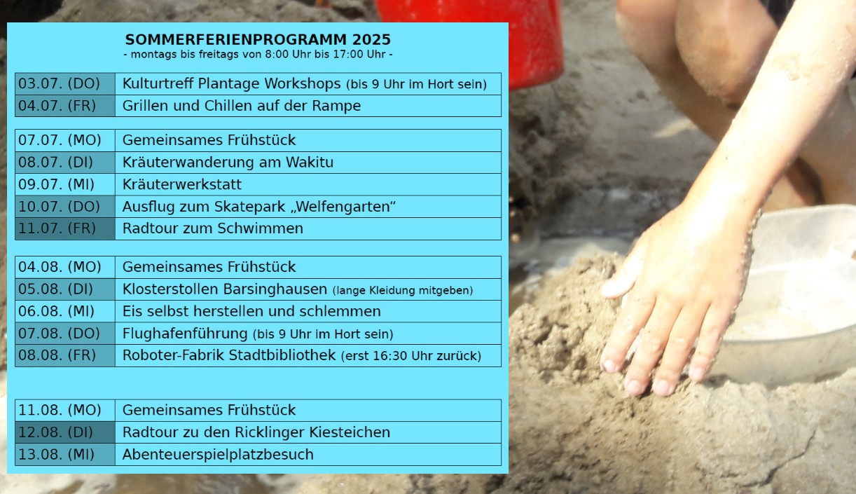Sommerferien 2025